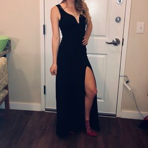 Black formal dress